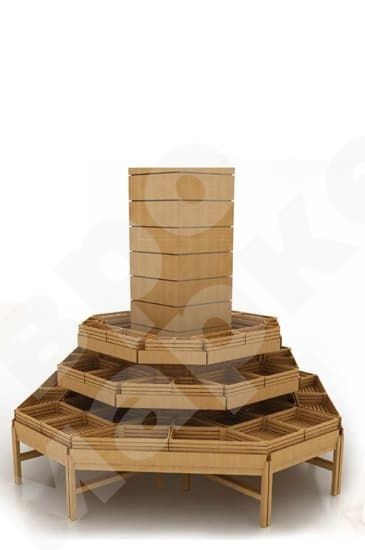 Стеллаж для овощей развал в обход колонны EM-02.131.000 СБ