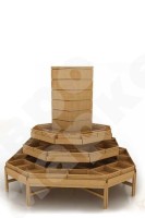 Стеллаж для овощей развал в обход колонны EM-02.131.000 СБ