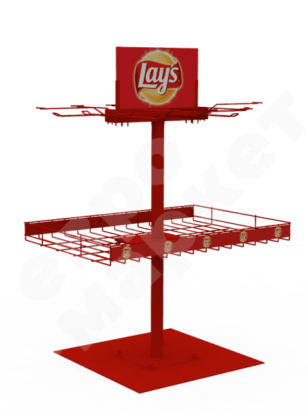 Стойка напольная для чипсов Lays