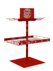Стойка напольная для чипсов Lays