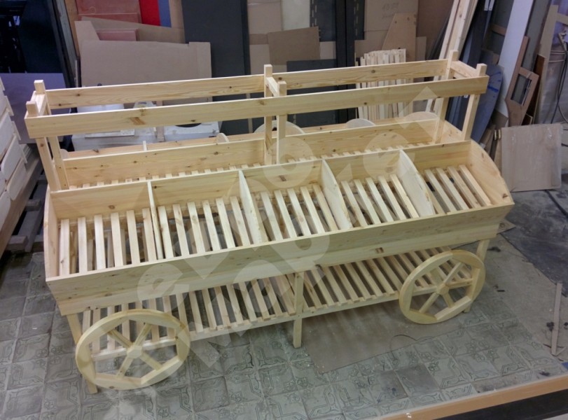 Овощной развал стеллаж декоративный EM-02.133.000 СБ