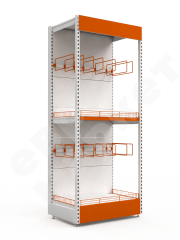 Стеллаж для продажи обоев и краски