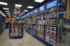 Стеллаж для продажи обоев и краски