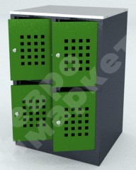 Шкафчик для сумок на 4 ячейки