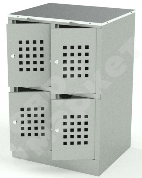 Шкафчик для сумок на 4 ячейки