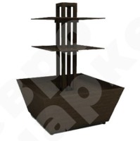 Стеллаж для овощей развал тумба с двумя полками EM-02.124.000 СБ