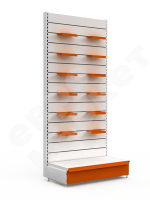 Стеллаж торговый с эконом-панелями