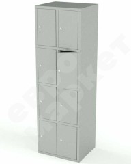 Вертикальный шкаф для сумок 8 ячеек