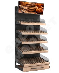 Витрина для хлеба и булок с фризом