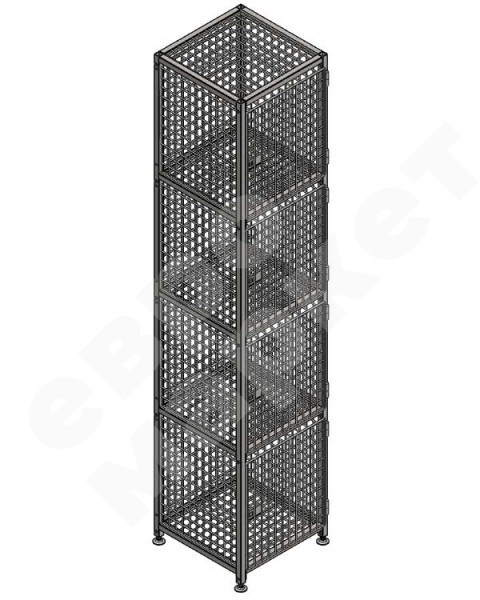 Сумочный шкаф для вещей в магазине 12 ячеек