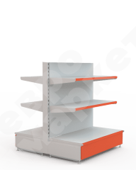 Островной стеллаж низкий