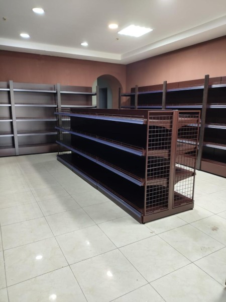 Островной стеллаж низкий