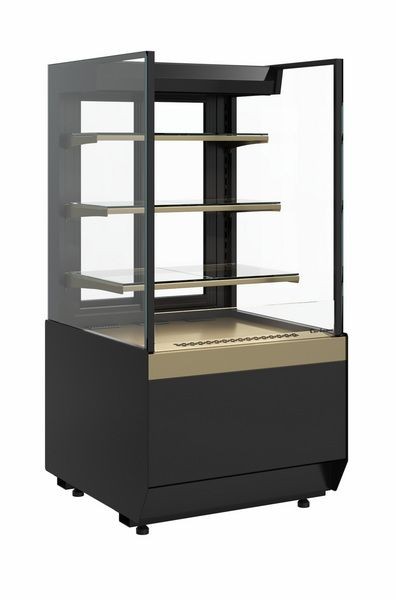 Витрина кондитерская KC70 VM 0,6-2 STANDARD открытая прямая боковина (версия 2.0) (9005-0109)