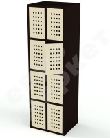 Вертикальный шкаф для хранения сумок 8 ячеек