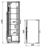 Шкаф холодильный Flex-1147-Eco