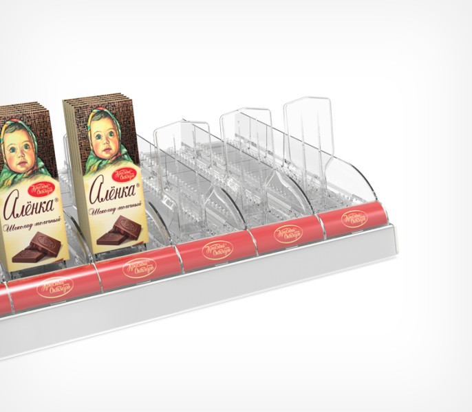 Набор из 11 лотков для выкладки плиточного шоколада CHOCO-TRAY-SET-11