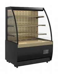 Витрина кондитерская Carboma K70 VM 0,9-2 Standard открытая, горка (версия 2.0) (9005)