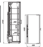 Шкаф холодильный Flex-1358-Eco