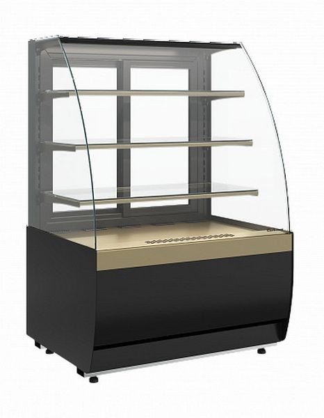 Витрина нейтральная Carboma K70 N 1,3-1 LIGHT (версия 2.0) (9005-0109)