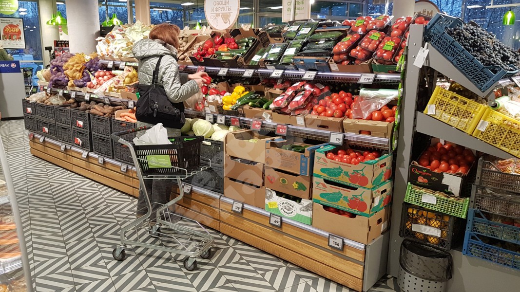 Овощной стеллаж - развал комплексный