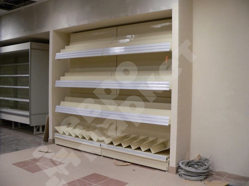 Стеллаж для торговли журналами и газетами без фриза