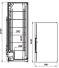 Шкаф холодильный (двери купе) Plus-1735-Eco