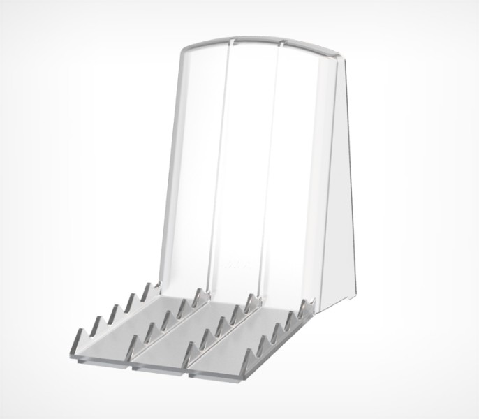 Опора большая пластиковая задняя BACK-XL-P 140мм без скотча, Прозрачный