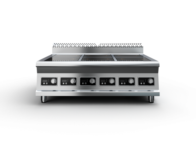 Плита индукционная 1010х750х470 6-ти конфорочная 700 серия P7G6