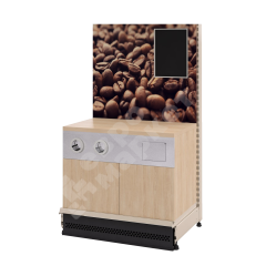 Кофе-модуль на базе стеллажа Евромаркет