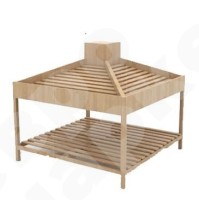 Овощной стеллаж развал деревянный островной EM-02.120.000 СБ