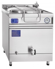 Котел пищеварочный КПЭМ-200/9 Т (200 л, 100 °С, слив. кран,  пар. рубашка, 900 Серия)