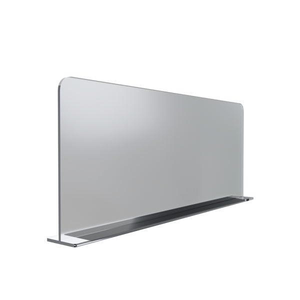 Разделитель высотой 150 мм на Т-основании DIVT-150-TM, длина 380 мм с магнитным скотчем, без канта