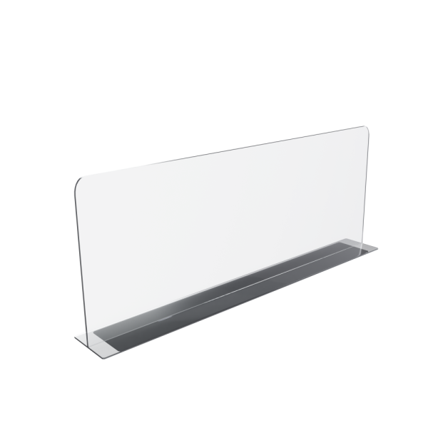 Разделитель высотой 150 мм на Т-основании DIVT-150-TM, длина 380 мм с магнитным скотчем, без канта