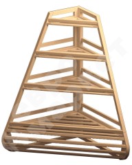 Арт. В012. Стеллаж для хлеба и багетов угловой EM-02.212.000 СБ.