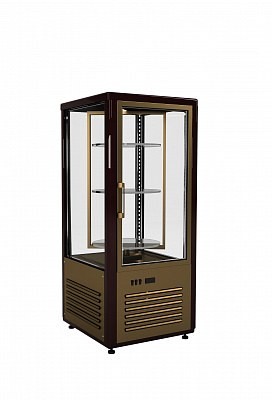 Шкаф холодильный D4 VM 120-2 (R120Cвр Carboma) (0109-0102 корич-золотой)
