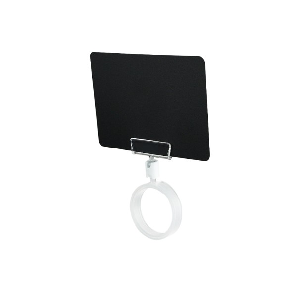 Ценникодержатель-улитка на колбасу ROLL-CLIP, ножка 0мм, Белый