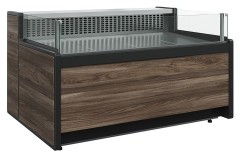 Витрина холодильная GC111 SM 2,0-2 (открытая)(1008 (Темный дуб))