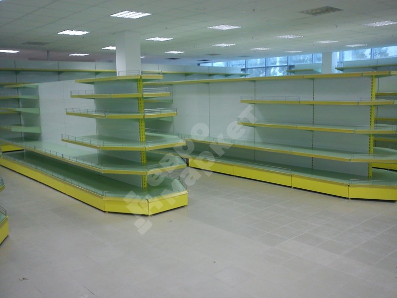 Стеллаж торцевой трапециевидный