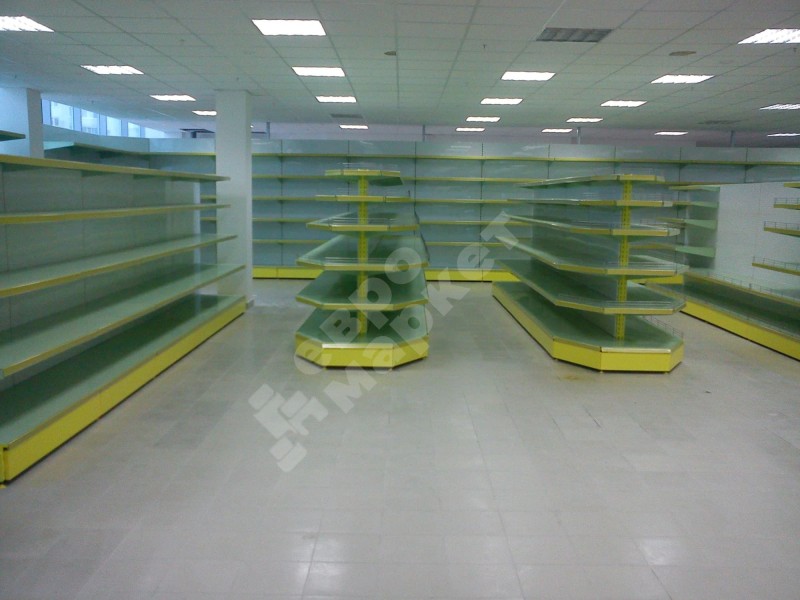 Стеллаж торцевой трапециевидный