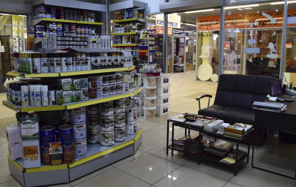 Стеллаж торцевой трапециевидный