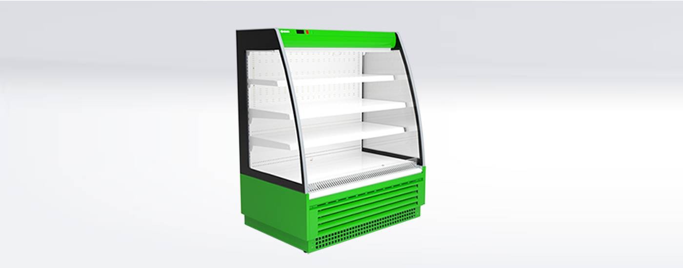 Горка холодильная SOLO SML 1000 (С БОКОВИНАМИ)