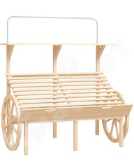 Арт. F012. Развал для овощей и фруктов с наклоном полки, в виде телеги EM-02.112.000 СБ