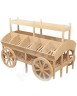 Арт. F011. Развал для овощей и фруктов островной большой в виде телеги EM-02.111.000 СБ