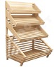 Арт. В001 Стеллаж для хлеба пристенный с тремя полками EM-02.201.000 СБ.