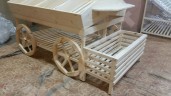 Арт. F008. Развал для овощей островной в виде телеги EM-02.108.000 СБ
