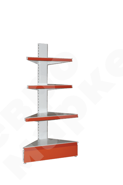 Стеллаж для внешнего угла средний