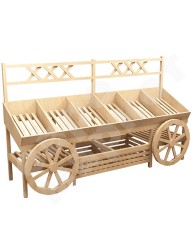 Арт. F007. Развал для овощей и фруктов с накопителем EM-02.107.000 СБ