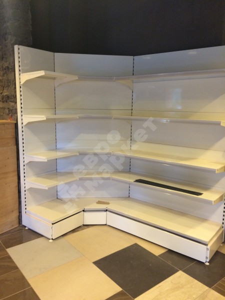 Стеллаж для внутренних углов низкий