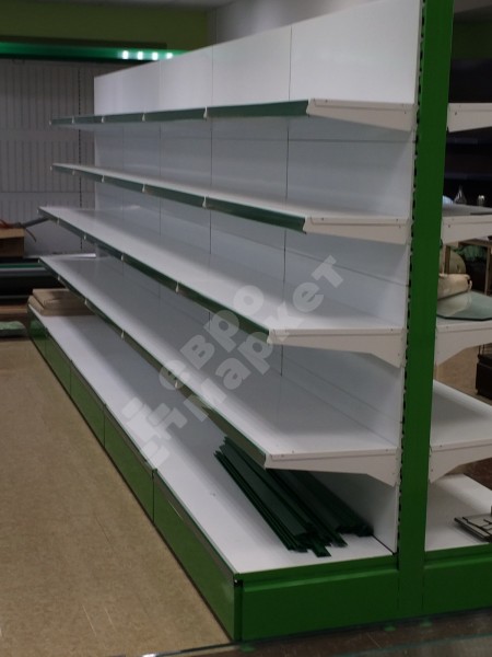 Островной стеллаж средний