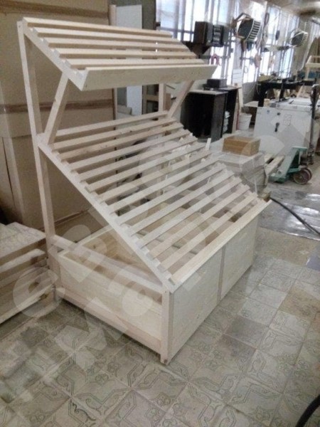 Овощной развал с дополнительной полкой и выдвижной корзиной EM-02.103.000 СБ